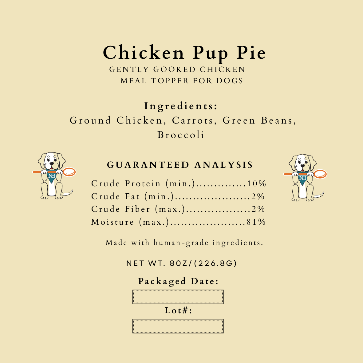 Chicken Pup Pie