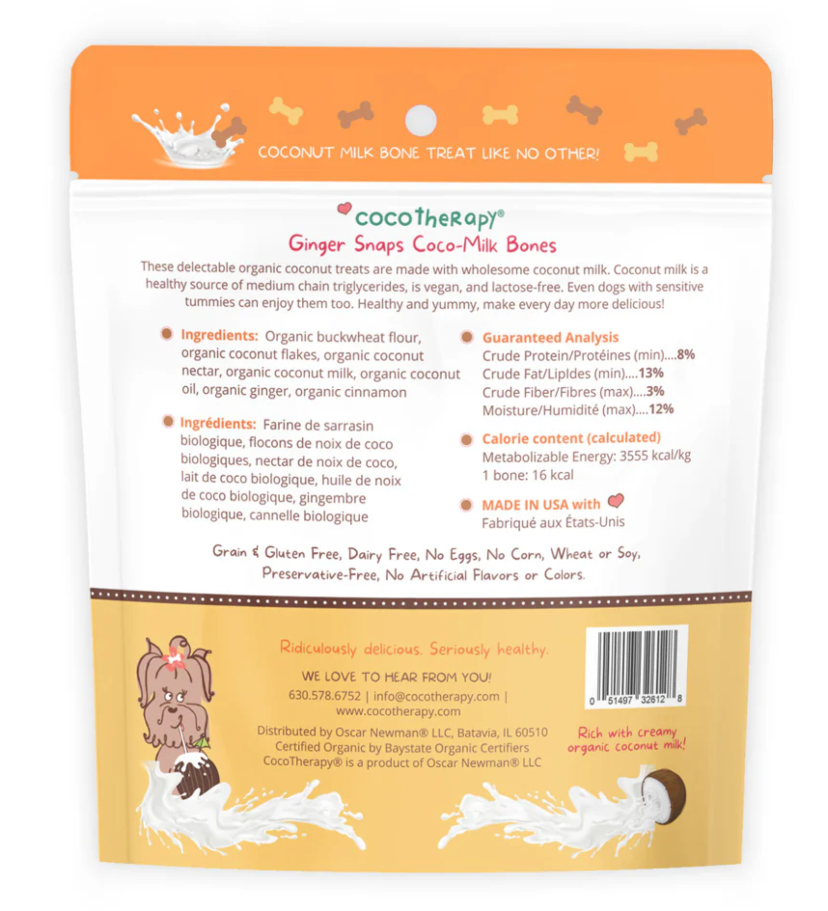 Coco-Milk Bones® Ginger Snaps