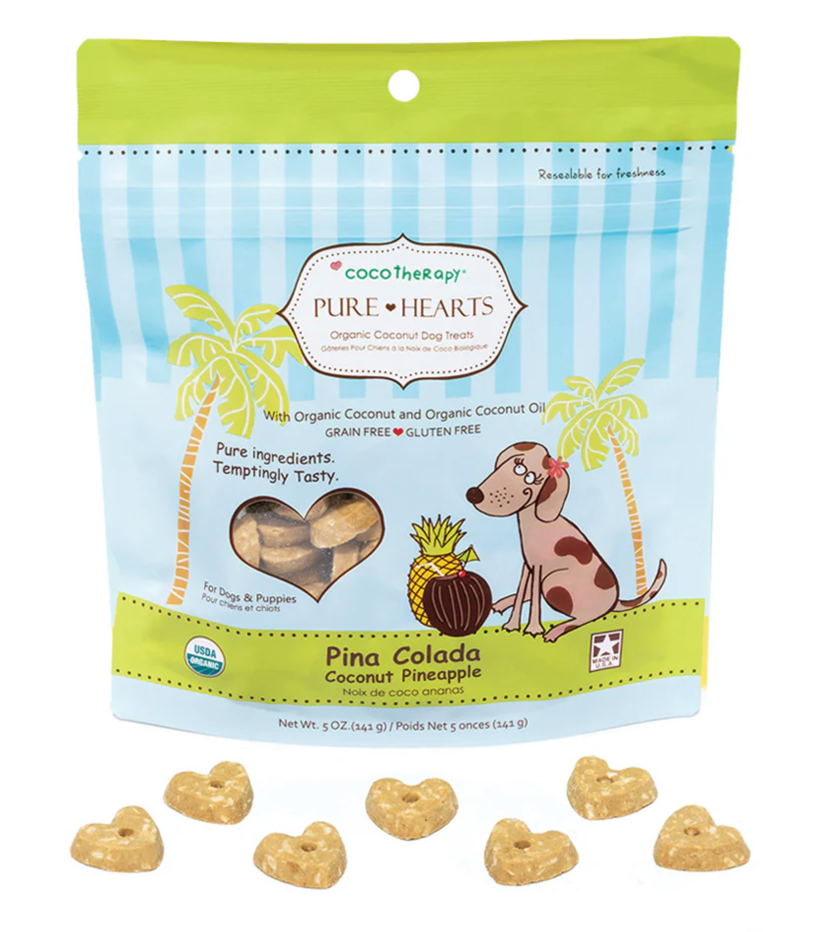 Pure Hearts Coconut Cookies - Pina Colada