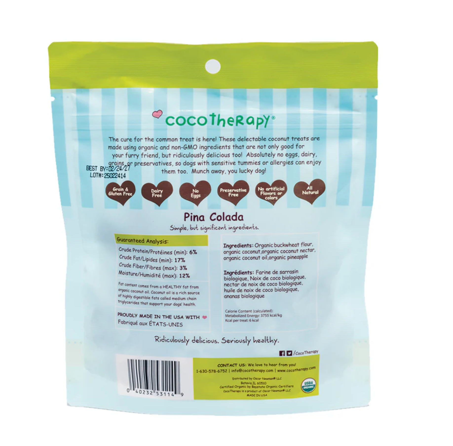 Pure Hearts Coconut Cookies - Pina Colada